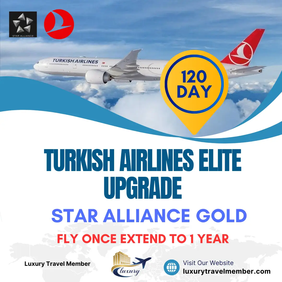 Turkish Airlines Elite / Star Alliance Gold Upgrade – 1-Year Extension After 1 Flight 1 Turkish Airlines Elite / Star Alliance Gold Upgrade – 1-Year Extension After 1 Flight