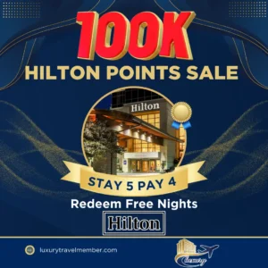 Hilton Points Sale: Buy 100K Points, Redeem Free Nights