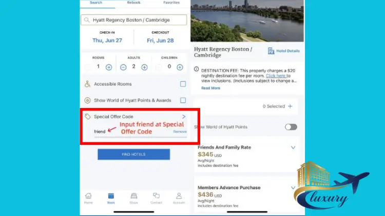 Hyatt Friends and Family Rate 3 hyatt friends and family rate code