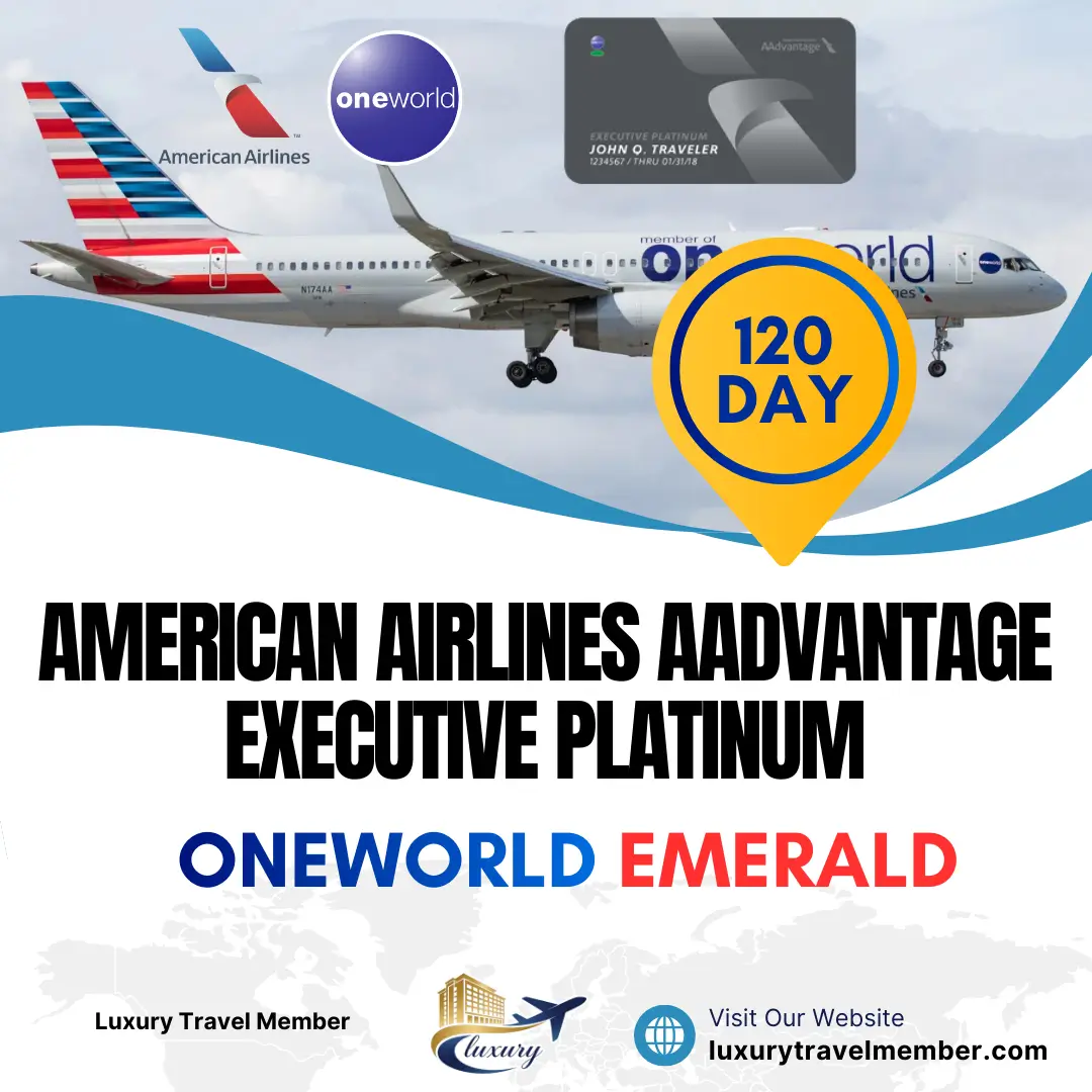 American Airlines AAdvantage Executive Platinum Upgrade for 120 Days 1 American Airlines AAdvantage Executive Platinum Upgrade for 120 Days