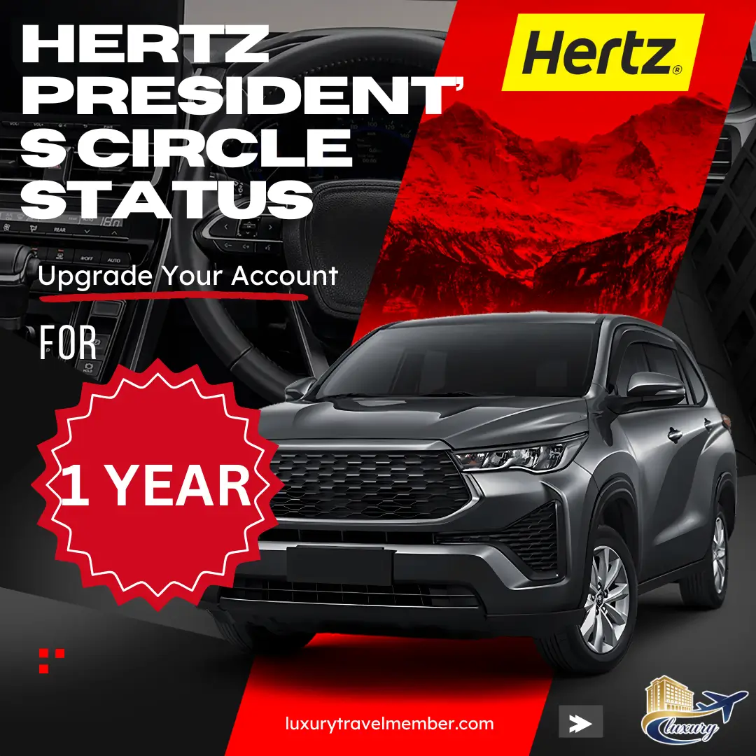 Hertz President’s Circle Status Upgrade For 1 Year 1 Hertz President’s Circle Status Upgrade For 1 Year
