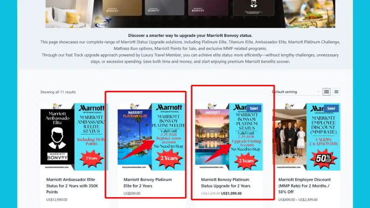 marriott platinum status fast track 1