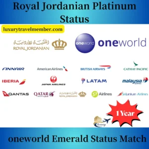 Royal Jordanian Platinum | oneworld Emerald for 1 Year